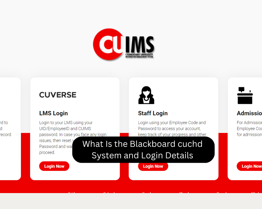 What Is the Blackboard cuchd System and Login Details